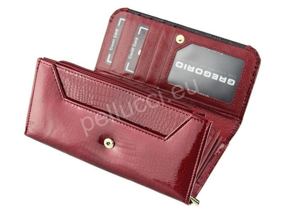 Portfel damski skórzany PELLUCCI GP-110 Czerwony