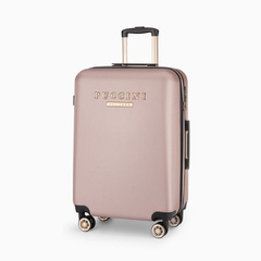 Średnia walizka PUCCINI LOS ANGELES ABS017B 3C Różowa