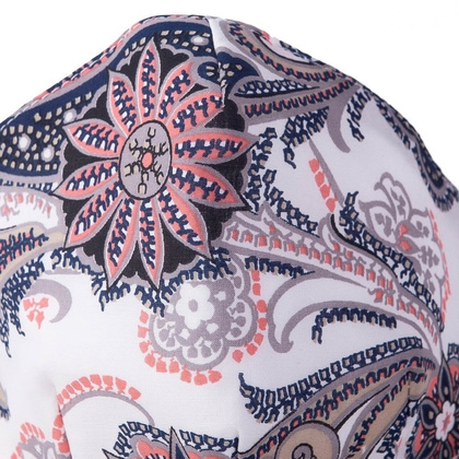 Maseczka ochronna damska 3-warstwowa - wielorazowa - QART PREMIUM - Kwiaty