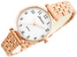 ZEGAREK DAMSKI ALBATROSS Glamour ABBB97 (za537c) rose gold/white