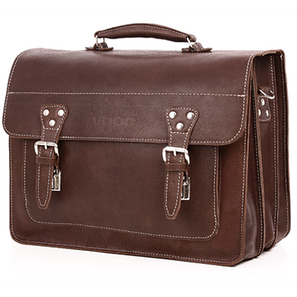 Big torba skórzana biznesowa KEMER VOOC TC8 brąz