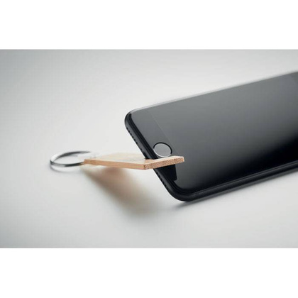 Bambusowy brelok z podstawką