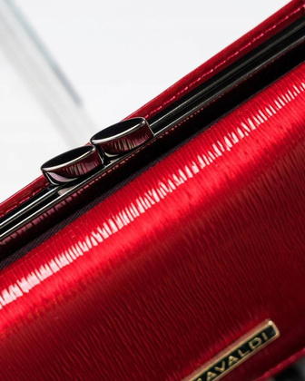 Skórzany portfel damski na bigiel