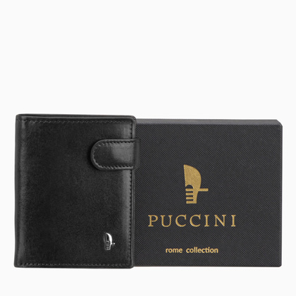 Portfel męski skórzany PUCCINI ROME CR2305 1 Czarny