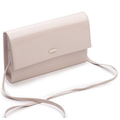 Torebka wizytowa damska KEMER SOLIER F13 Jasno Różowa Lakierowana - min. zamówienie 20 / 50 / 100 szt.