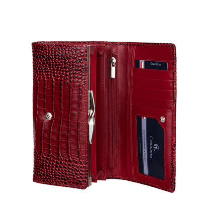 Duży portfel damski Canaletto RFID croco PD1602s162