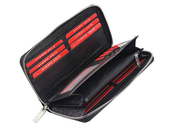 Portfel damski skórzany PIERRE CARDIN 02 LEAF 119 Zielony