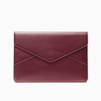 Skórzane etui na laptop 13" PUCCINI VULCANO VC92527 3B Bordowe