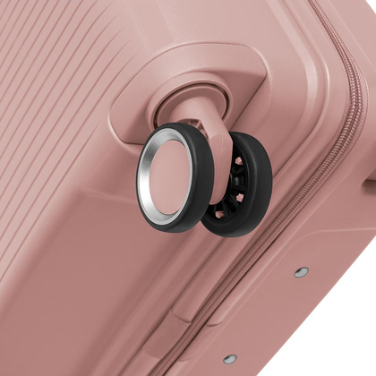 Średnia walizka PUCCINI YOKO PP029B 3C Różowa