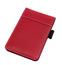 Notatnik w etui KEMER GENTLE Czerwony