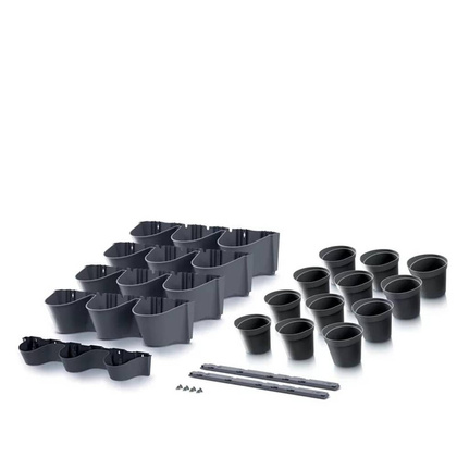 Kwietnik ogród wertykalny wiszący antracyt