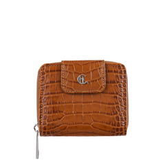 Skórzany portfel damski croco Canaletto z naturalnej skóry licowej PD1023s262 RFID