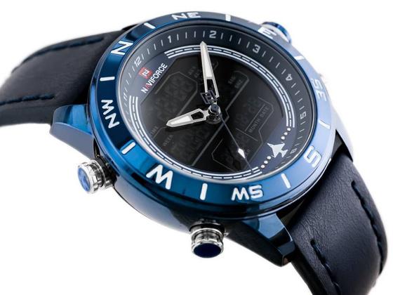 ZEGAREK MĘSKI NAVIFORCE - NF9144 (zn077e) - blue + box