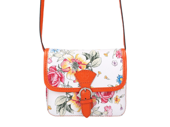 Torebka damska skórzana KEMER 112 FL Fuksja