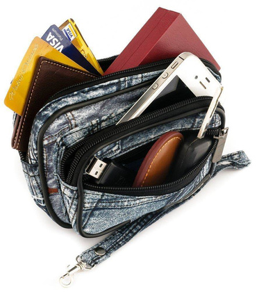 Rewelacyjna, poręczna, męska saszetka, wykonana z trwałego materiału