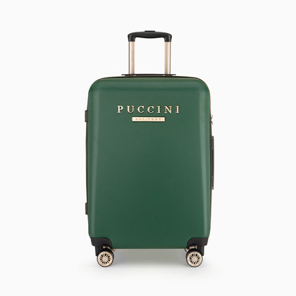 Średnia walizka PUCCINI LOS ANGELES ABS017B 5 Zielona