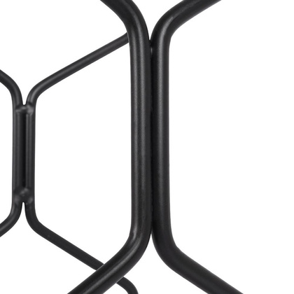 Stojak metalowy czarny wino regał szafka półka na wina 8 butelek 23x11x48 cm