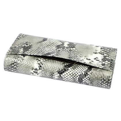 Portfel damski skórzany PELLUCCI 8801-SNR RFID Srebrny