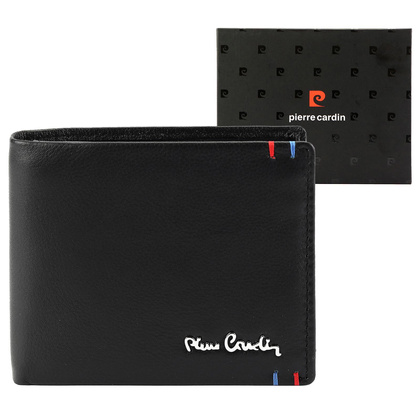 PORTFEL SKÓRZANY Pierre Cardin YS606 8825 czarny