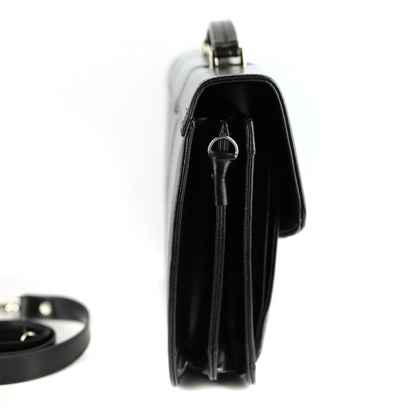 523 Teczka damska 2-komorowa- czarna KEMER