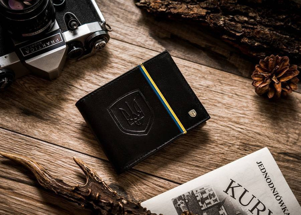 Portfel męski w orientacji poziomej ze skóry naturalnej