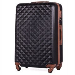 Duża walizka KEMER SOLIER 190 Czarna - min. zamówienie 20 / 50 / 100 szt.