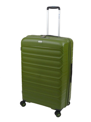 Walizka DIELLE 100 4k 76cm duża zielona PP z poszerzeniem