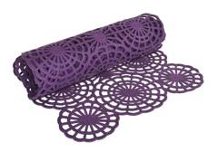 Bieżnik filcowy fioletowy