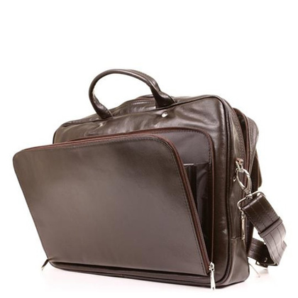 Torba skórzana na laptopa KEMER VOOC 15,6" EP8 Czarna