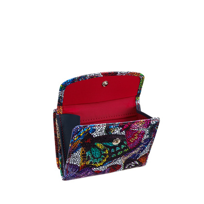 Mały portfel damski BajuBaj z kolorowej skóry naturalnej – funkcjonalność i bezpieczeństwo RFID PD2001cs13