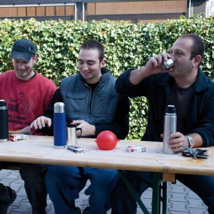 Termos ze stali nierdzewnej ALBUQUERQUE 500 ml Czerwony