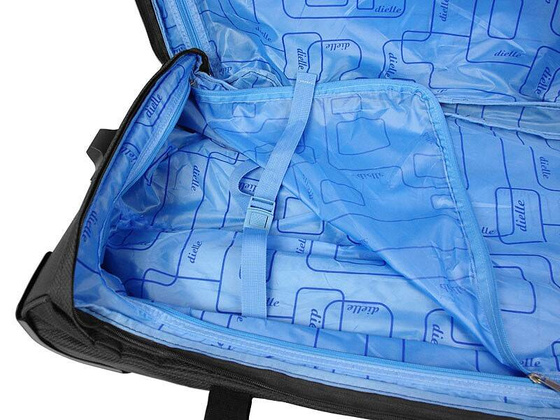 Torba podróżna na kołach DIELLE Czarna