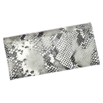 Portfel damski skórzany PELLUCCI 8801-SNR RFID Srebrny