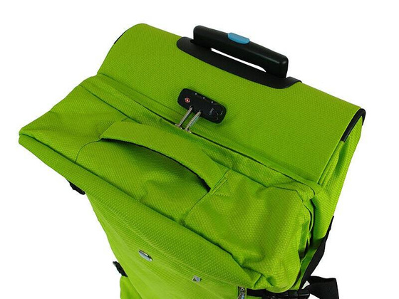 Torba podróżna na kołach DIELLE Zielona