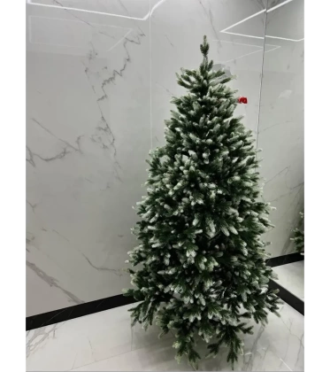 Choinka sztuczna PE07 180 cm napruszana z metalowym stojakiem