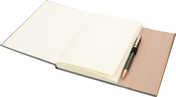 Zestaw notatnik A5 w linie i długopis CrisMa