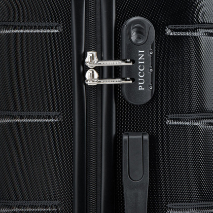 Mała kabinowa walizka PUCCINI ALICANTE ABS024C 1 Czarna