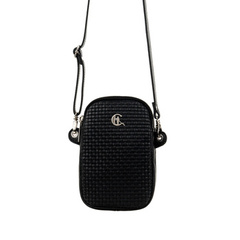 Mała torebka Canaletto ze skóry naturalnej na telefon z tłoczeniem TD670s33t1