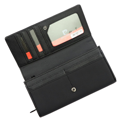 Portfel damski skórzany PIERRE CARDIN LADY66 1720 Srebrny