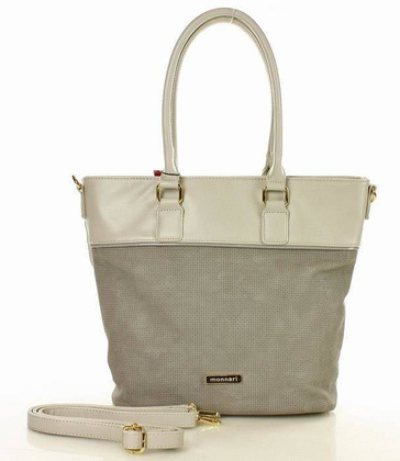 MONNARI Funkcjonalna torba shopper szary - min. zamówienie 20 / 50 / 100 szt.