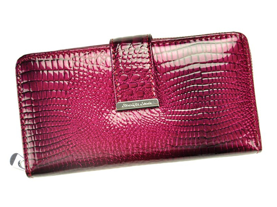 Portfel damski skórzany PELLUCCI 5280-2 wiśniowy