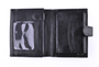 Portfel męski skórzany KEMER P4J Czarny - min. zamówienie 20 / 50 / 100 szt.