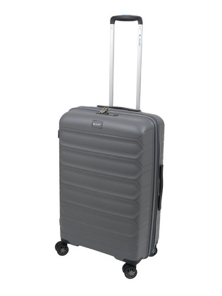 Walizka DIELLE 100 4k 66cm średnia szara PP z poszerzeniem