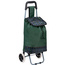 WÓZEK TORBA NA KÓLKACH NA ZAKUPY ZE STELAŻEM 31L ZIELONY