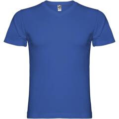 Samoyedo koszulka męska z krótkim rękawem i dekoltem w serek