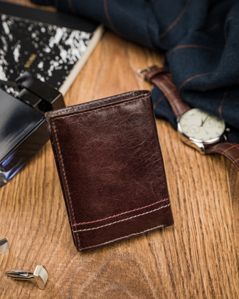 Portfel męski skórzany always wild® skóra na karty