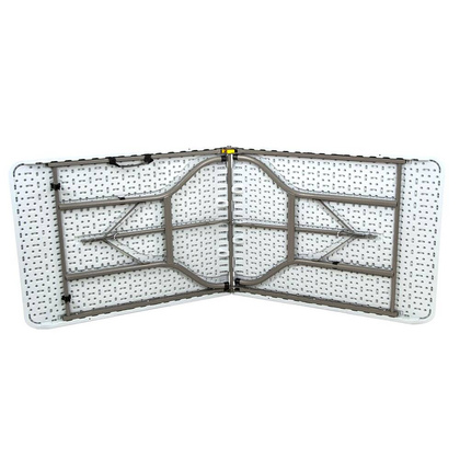 Stół cateringowy bankietowy składany w walizkę 180x70cm max.120kg biały