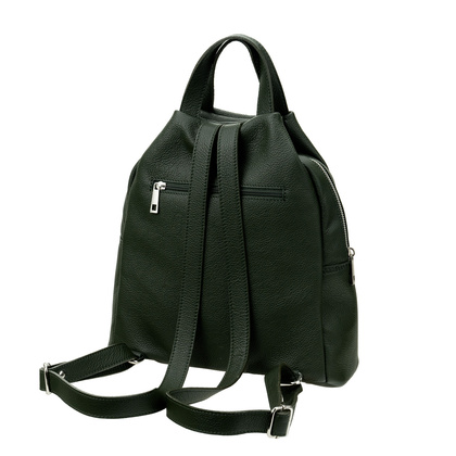 Damski plecak skórzany Canaletto z tłoczeniem plecionki – elegancja i funkcjonalność na co dzień P420s41t6