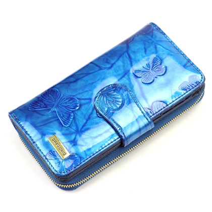 Portfel damski skórzany PELLUCCI BTS-116 Popiel