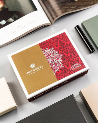 Skorzany sredni portfel damski na zatrzask